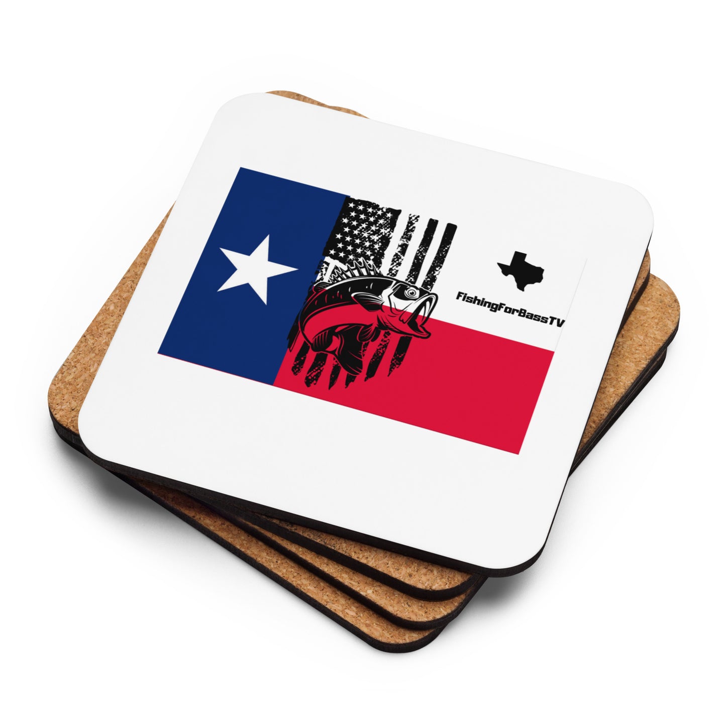 FFBTV Cork-Back Coaster
